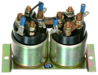 12-802-2419 - Dubbel-relä, 12V - DC Motor & delar/alla fabrikat - Solenoid
