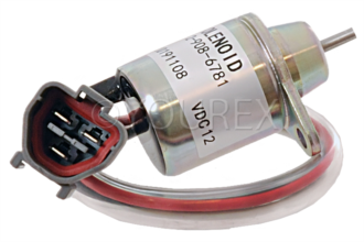 11923377932 - Yanmar Stopp-solenoid 12V - Universell delar startm. kat.. - Stoppsolenoid Dieselmotorer