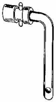 1342026002 - Vred, 2 stift - Bosch Ersättning - Batterifrånskiljare/Startrelä
