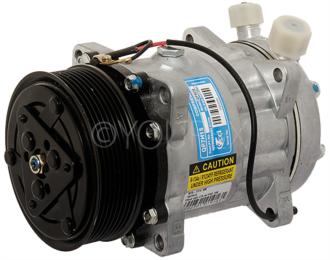 50-075-8100 - A/C Kompressor CNH - Sanden Ersättning - A/C Kompressor aggregat