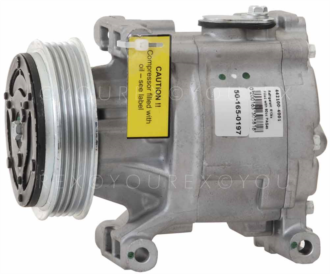 50-165-0197 - A/C Kompressor, Fiat - Denso Ersättning - A/C Kompressor aggregat