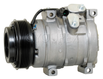 447220-4132 - A/C Kompressor, Mitsubishi - Denso Ersättning - A/C Kompressor aggregat