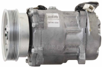 50-450-0034 - A/C Kompressor, Peugeot/Citro - Sanden Ersättning - A/C Kompressor aggregat