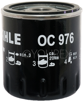 5010372044 - Oljefilter, Mahle Original - Mahle Original - Oljefilter