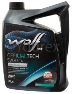 5W-30C4 - Motorolja Wolf 5W-30 C4, 4L - WOLF OIL CORPORATION NV - Motorolja