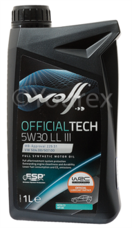 5W-30LLlll - Motorolja Wolf 5W-30 LL lll,1L - WOLF OIL CORPORATION NV - Motorolja