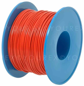 Elkabel - Kabel 1x1.5mm² x 100m/L. Röd - Tillbehör/Förbrukningsmaterial - Kabel, El Kabel