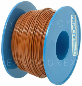85-101-1508 - Kabel 1x1.5mm² x 100m/L. Brun - Tillbehör/Förbrukningsmaterial - Kabel, El Kabel
