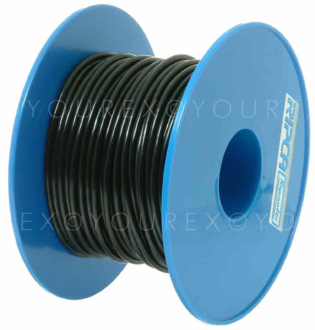85-101-6004 - Kabel 1x6mm² x 50m/L. Svart - Tillbehör/Förbrukningsmaterial - Kabel, El Kabel