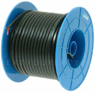 Elkabel - Kabel 2x2.5mm² x 50m/L. Svart - Tillbehör/Förbrukningsmaterial - Kabel, El Kabel