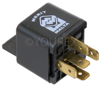 0332 014 151 - Minirelä 12V-30A, 5 stift - Tillbehör/Förbrukningsmaterial - Reläer