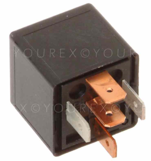 0332 204 122 - Minirelä 12V-30/40A, 5 stift - Tillbehör/Förbrukningsmaterial - Reläer