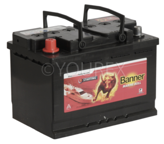 Marinbatteri - Marin / Fritids Batteri 75Ah - Banner - Batterier Fordon