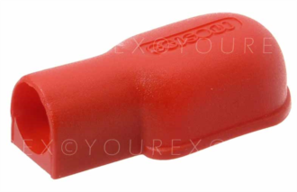 85-300-0100 - PVC hylsa polsko röd 10p - Tillbehör/Förbrukningsmaterial - Batterikabelskor & Tillbehör