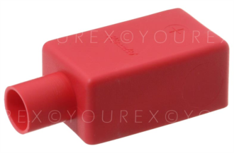85-300-0106 - PVC hylsa rak polsko röd 10p - Tillbehör/Förbrukningsmaterial - Batterikabelskor & Tillbehör