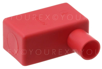 85-300-0108 - PVC högerhylsa polsko röd 10p - Tillbehör/Förbrukningsmaterial - Batterikabelskor & Tillbehör