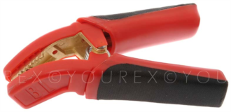 85-300-1038 - Batteriklammer vink.500A röd - Tillbehör/Förbrukningsmaterial - Batteriklämmor / Kabelklämmor