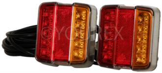 85-500-1018 - Baklykta Sats LED 4 fu.12V - Tillbehör/Förbrukningsmaterial - Bakljus