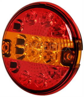 85-500-1073 - Bakljus Rund LED 3 p. 12/24V - Tillbehör/Förbrukningsmaterial - Bakljus