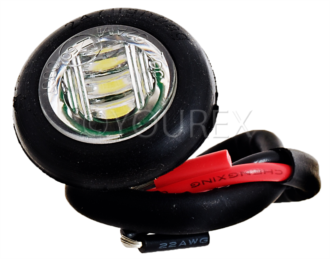 85-500-1252 - Positionsljus LED Vit Rund - Tillbehör/Förbrukningsmaterial - Sidomarkering / Positionsljus