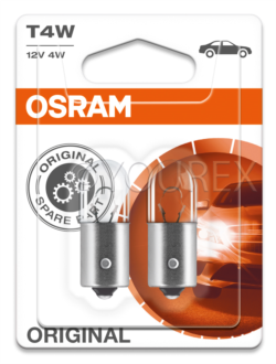 BA9s - T4W 12V Glödlampa Osram 2pack - OSRAM - Lampor OSRAM Billampor