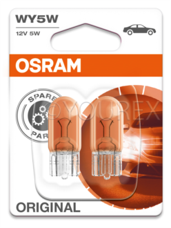 12V5W - WY5W 12V Lampa Gul Osram 2pack - OSRAM - Lampor OSRAM Billampor