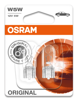 12V5W - W5W 12V Glödlampa Osram 2pack - OSRAM - Lampor OSRAM Billampor