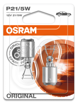 BAY15d - P21/5W 12V Lampa Osram 2pack - OSRAM - Lampor OSRAM Billampor