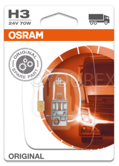 H3Original - H3 Lampa 24V-70W, Osram Orig. - OSRAM - Lampor OSRAM Billampor