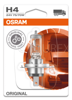 H4OSRAM - H4 Lampa 24V-70/75W, Osram - OSRAM - Lampor OSRAM Billampor