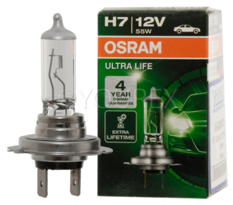 H7 OSRAM - H7 Lampa 12V, Ultra Life Osram - OSRAM - Lampor OSRAM Billampor
