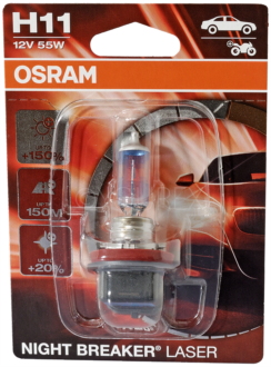 H11LASER - H11 Night Breaker Laser12V - OSRAM - Lampor OSRAM Billampor
