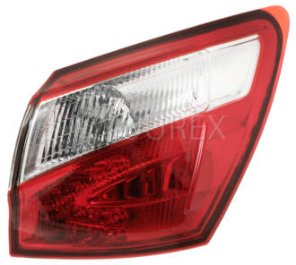 26550BR00B - Baklykta, fits Nissan Qashqai - Depo - Baklyktor Höger