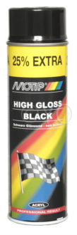 86-0107 - Sprayfärg Blanksvart 500ml - Tillbehör/Förbrukningsmaterial - Förbrukningsmaterial