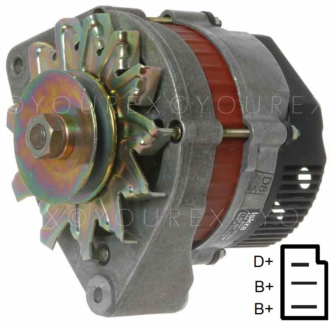 0986 036 520 - Alfa Romeo Gen. 12V-55/65A - Bosch Ersättning - Generatorer aggregat.