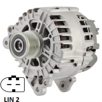 114322 - Generator 12V-140A, pass. Audi - Valeo/Paris-Rhone Ersättning - Generatorer aggregat.