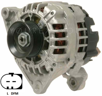 112399 - Audi/VW Gen. 12V-90A - Bosch Ersättning - Generatorer aggregat.