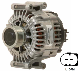 116172 - Audi A4 Gen. 12V-150A 2001-> - Bosch Ersättning - Generatorer aggregat.