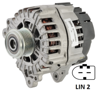 059 903 018J - Audi Generator 12V-230A, 6gr - Valeo/Paris-Rhone Ersättning - Generatorer aggregat.