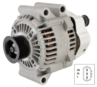 YLE 102400 - Mini Cooper Gen. 12V-105A - Denso Ersättning - Generatorer aggregat.