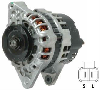 TA000A48402 - Bobcat Generator 12V-90A - Valeo / Mando Korea Ers - Generatorer aggregat.