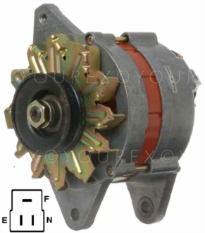 27020-13160 - Toyota/Daihatsu Gen. 12V-40A - Denso Ersättning - Generatorer aggregat.