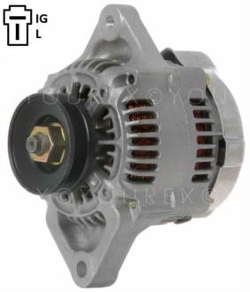 100211-4080 - Daihatsu / Kubota Gen. 12V-45A - Denso Ersättning - Generatorer aggregat.