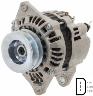90-180-0800 - Ford Ranger 2.5TD Gen. 12V-75A - Ford, Ersättming - Generatorer aggregat.
