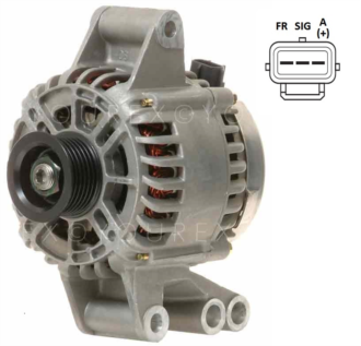 113883 - Ford Fiesta Generator 12V-90A - Visteon, Ers - Generatorer aggregat.
