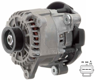 4063889 - Ford Transit Gen. 12V-124A - Visteon, Ers - Generatorer aggregat.