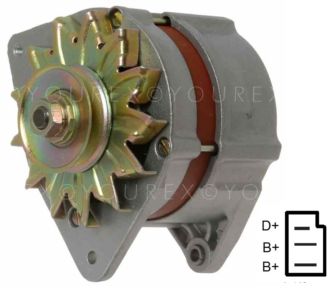 IA 0531 - Ford H/H Generator 12V-70A - Ford, Ersättming - Generatorer aggregat.