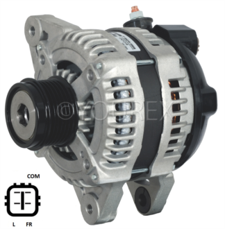 115632 - Kia/Hyundai Gen. 12V-150A - Denso Ersättning - Generatorer aggregat.