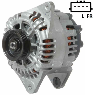 A0002655009 - Hyundai Generator 12V-110A - Valeo/Paris-Rhone Ersättning - Generatorer aggregat.