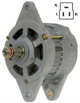 0-35000-3013 - Nikko Generator 24V-40A - Nikko Ersättning - Generatorer aggregat.